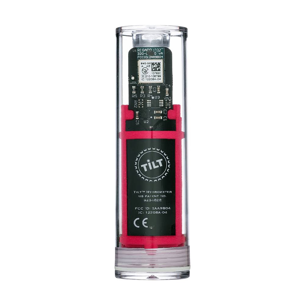 Baron Brew Tilt Wireless Hydrometer and Thermometer, Pink