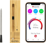 MEATER Plus Smart Meat Thermometer with Bluetooth and 165ft Wireless Range for Oven, Grill, Kitchen, BBQ, Smoker and Rotisserie