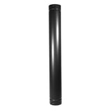 PelletVent Double-Wall Chimney Stove Pipe, 3 in. x 60 in., Black