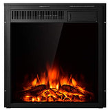Tangkula 22.5-Inch Electric Fireplace Insert with Remote Control, Freestanding or Recessed Heater, Adjustable Heat, and 7 Log Hearth Flame Settings