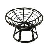 42-Inch Rattan Papasan Chair Frame Only, Stain Finish