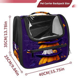 Airline-Approved Halloween Pet Carrier Bag for Small and Medium Dogs, Cats, and Puppies
