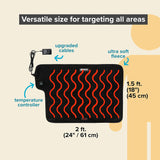 Venture Heat Far Infrared Deep Heating Pad, 36 x 24, Half Length, with 10 Hour Shutoff for Injury Recovery and Pain Relief