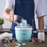 Elite EIM520M 1 Quart Automatic Electric Ice Cream Maker in Mint Spearmint, with Recipes for Homemade Ice Cream, Frozen Yogurt, Sorbet and Gelato