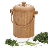 Bamboo Compost Pail by RSVP