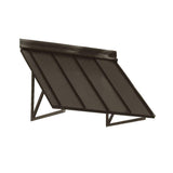 Beauty-Mark Houstonian 8.6 ft. Metal Standing Seam Awning in Bronze, 104 in. W x 24 in. H x 24 in. D