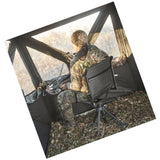 Bolderton 360 Comfort Swivel Hunting Blind Chair with Supportive Armrests