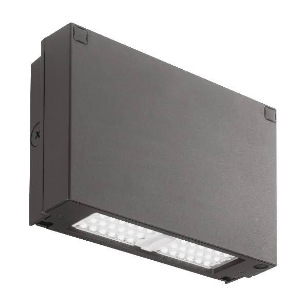 Lithonia Lighting WPX3 LED Wallpack with Photocell, 9200 Lumens, 5000K, 120-277V, 69W, Dark DDBXD Finish