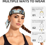 Cotton Sports Head Tie with Moisture-Wicking Straps for Men and Women, Designed for Running, Gym and Workouts