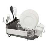 Black KitchenAid Compact Dish Rack, Crafted from Stainless Steel, 16.06-Inch