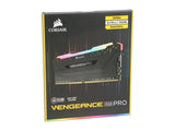 Corsair Vengeance RGB Pro Desktop Memory, 32GB (2x16GB) DDR4 2666 C16, Black