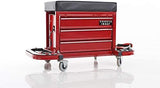 Rolling Toolbox Stool by Sharper Image for Workshop Seating and Storage