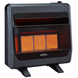 Bluegrass Living 28,000 BTU Vent-Free Infrared Propane Space Heater with Blower and Base Feet
