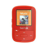 SanDisk Clip Sport Plus 16GB MP3 Player, SDMX28-016G-A46R, Red