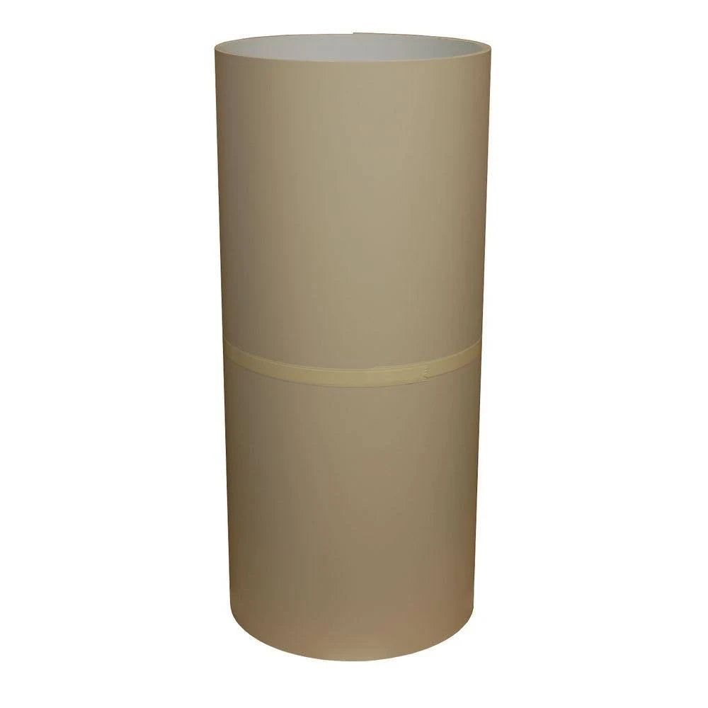 Amerimax 24 in. x 50 ft. Aluminum Trim Coil in Almond and White