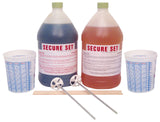 Secure Set SS-4-20 10-Post Kit with 2 Gal. High-Density Polyurethane Concrete-Alternative Setting Foam