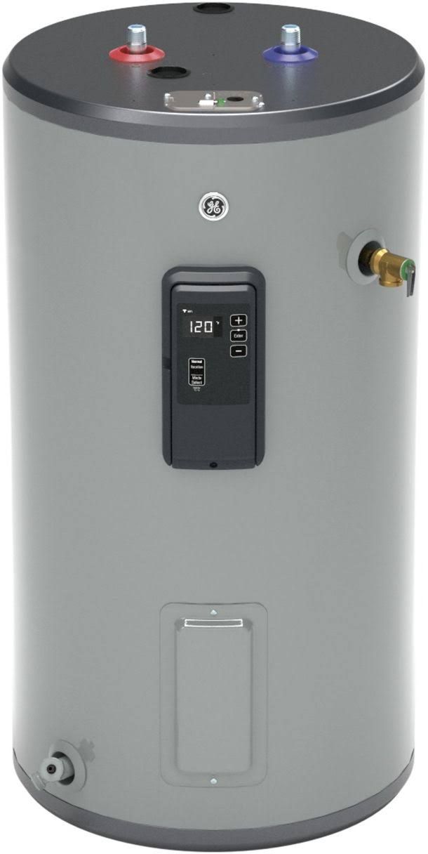 GE Smart Electric Water Heater, 30-Gallon Short Design, Model GE30S10BLM