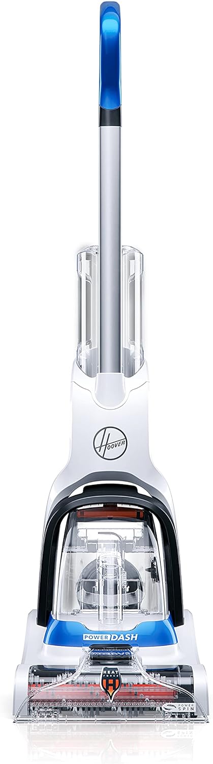 Hoover PowerDash Pet FH50700 Compact Carpet Cleaner and Shampooer, Lightweight Design, Blue