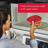 Rubbermaid 16-Piece Food Storage Container Bundle with Secure Lids, Red
