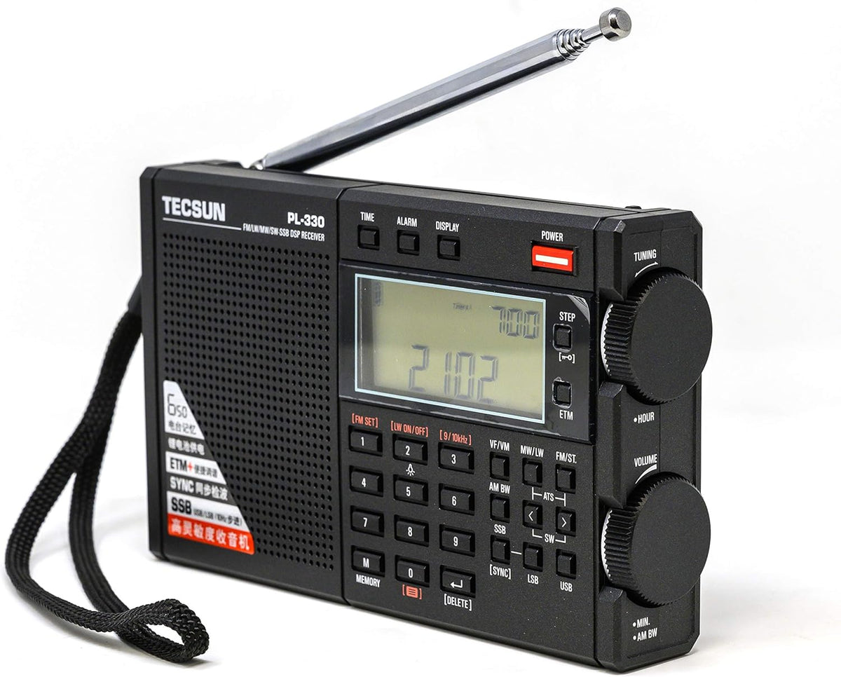 Tecsun PL330 Digital Worldband Radio with AM/FM/LW/SW and Single Side Band Receiver