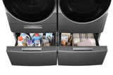 Whirlpool WFP2715HC 15.5×22 Front-Load Washer and Dryer Pedestal with Storage, Chrome Shadow