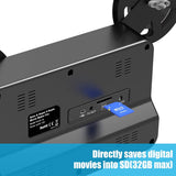 MovieMaker 8mm and Super 8 Film-to-Digital Converter with 2.4-Inch LCD, Converts 5-Inch and 8-Inch Reels into 1080P Videos