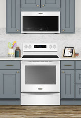 Whirlpool 1.9 Cu. Ft. 1100W Built-In Convection Microwave Hood Combo, White, WMH78019HW