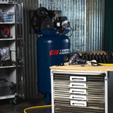 Campbell Hausfeld XC802100 Stationary Electric Air Compressor, 80 Gal., 2-Stage, 175 psi