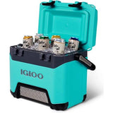 Igloo BMX 25 qt Cooler in Aquamarine and Gray