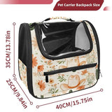 Airline-Approved Halloween Pet Carrier Bag for Small and Medium Dogs, Cats, and Puppies