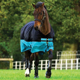 Mio Turnout Lite Sheet in Dark Blue/Aqua, Size 81