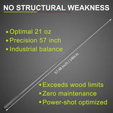 58-Inch Fiberglass and Graphite Composite Billiard Pool Cue Stick, Available in 18oz, 19oz, 20oz or 21oz Weights