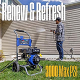 Westinghouse WPX3400 Gas Pressure Washer with 3400 PSI and 2.6 Max GPM, Onboard Soap Tank, Spray Gun, Wand and 5-Nozzle Set for Cars, Fences, Driveways, Patios and Furniture