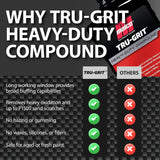 Malco Tru Grit Heavy-Duty Buffing and Polishing Compound for Automotive Paint Correction, 1 Gallon, 120001
