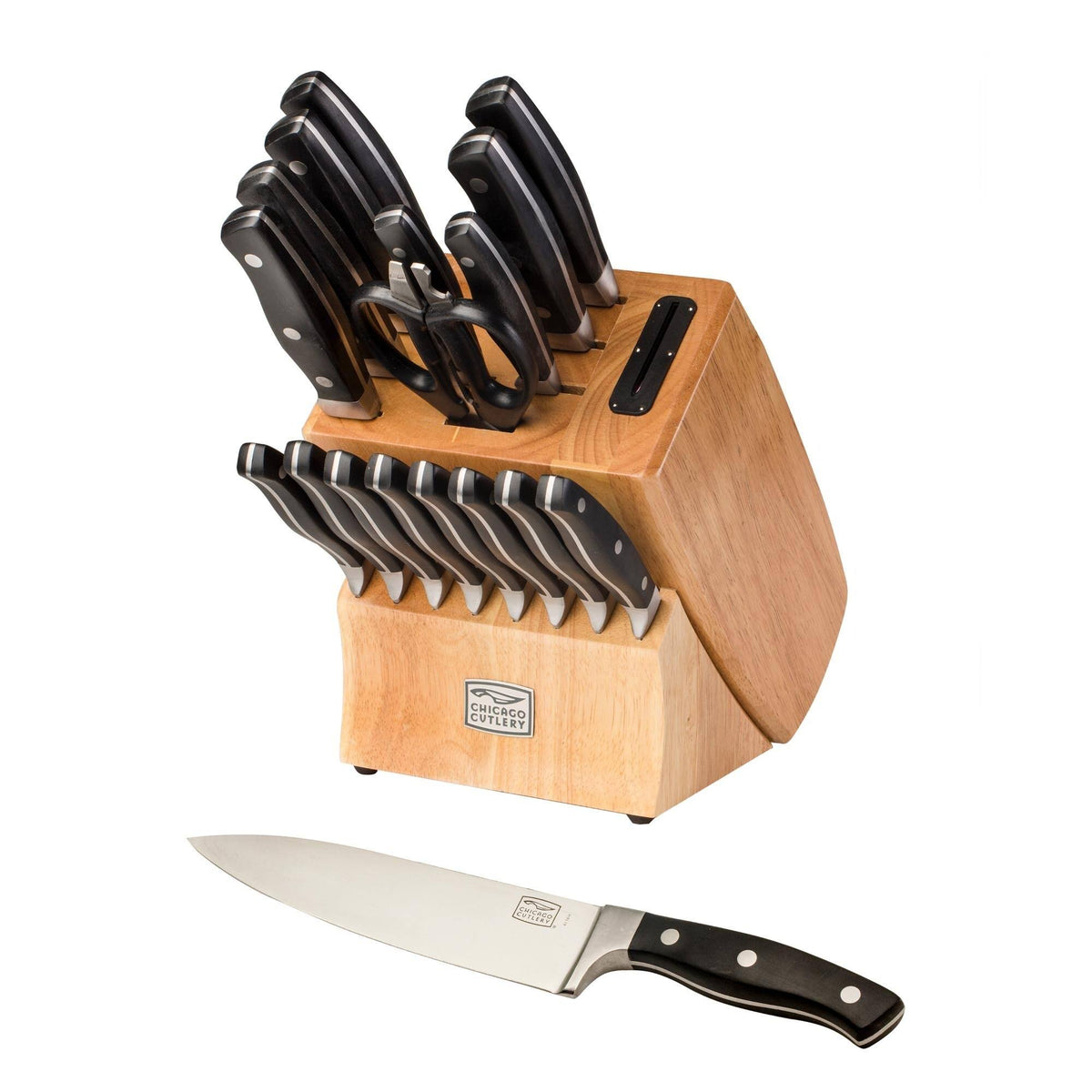 Chicago Cutlery Insignia 18-Piece Knife Collection with 2-Block Set