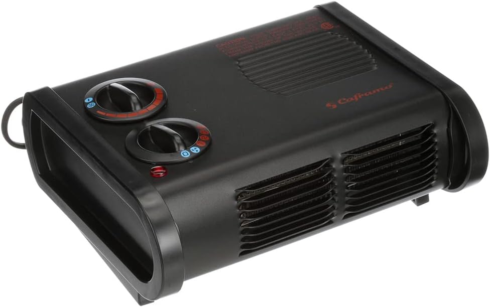 Caframo True North Low-Profile Heater for Work and Home, Quiet and Powerful, Black, 11.25 x 8 x 5, 9206CABBX
