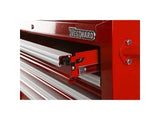 Westward 32H864 Red Side Cabinet with 7 Drawers, Measuring 15-1/2 × 22 Inches
