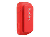 SanDisk Clip Sport Plus 16GB MP3 Player, SDMX28-016G-A46R, Red