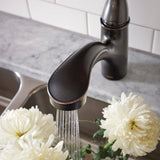 Moen Brecklyn Bronze Kitchen Faucet with Single Handle and Pull-Out Sprayer