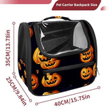 Airline-Approved Halloween Pet Carrier Bag for Small and Medium Dogs, Cats, and Puppies