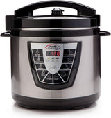 Power Pressure Cooker XL 10-Quart Multi-Cooker with 7 One-Touch Programs, Silver