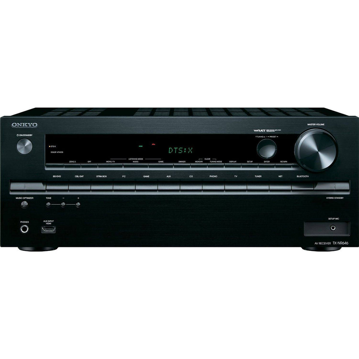 Onkyo TX-NR646 7.2-Channel AV Network Receiver in Black