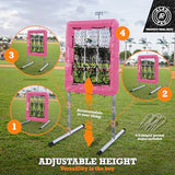ALAGPRO The Original 9-Hole Baseball and Softball Pitching Net with Strike Zone Pocket and Pitching Target