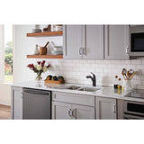 Moen Brecklyn Bronze Kitchen Faucet with Single Handle and Pull-Out Sprayer
