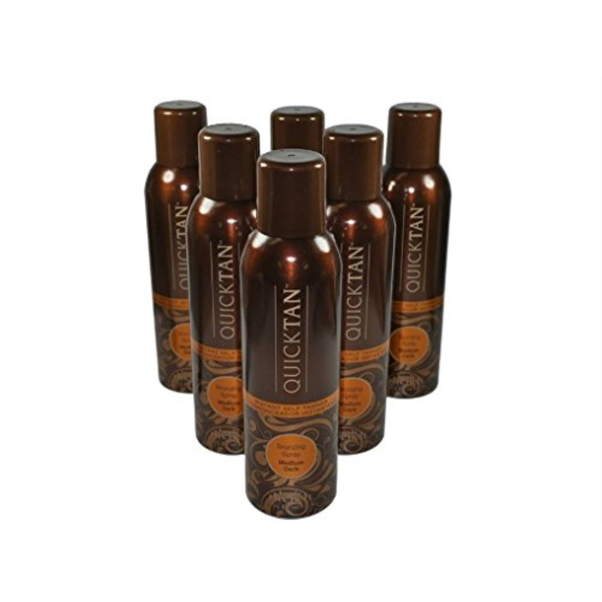Body Drench Quicktan Bronzing Spray in Medium Dark, Fast-Drying Ultra Bronzing Self-Tanner, Size 6