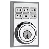 Kwikset 99090-022 SmartCode Electronic Deadbolt with SmartKey Security, Polished Chrome Finish