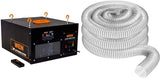 WEN 3410 Air Filtration System with 3-Speed Remote Control, 300/350/400 CFM, Plus FULTON 4 x 20 Ultra Flex Clear-Vue Heavy-Duty PVC Hose, Made in USA