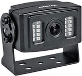 Voyager VCMS20B Waterproof Rear-View Color Camera with LED Low-Light Assist, 1/3 CMOS Sensor, 600 TV Lines, 145° Viewing Angle and Built-In Microphone, IP69K, Black