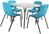 LIFETIME 80892 Kids Stacking Chair, Blue, Single Chair