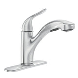 Moen Brecklyn Bronze Kitchen Faucet with Single Handle and Pull-Out Sprayer